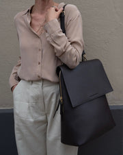 Frances Convertible Backpack Cognac