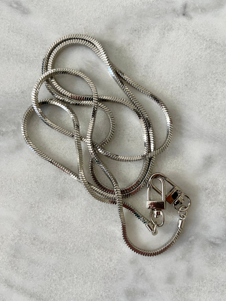 Oxydated Silver Chain
