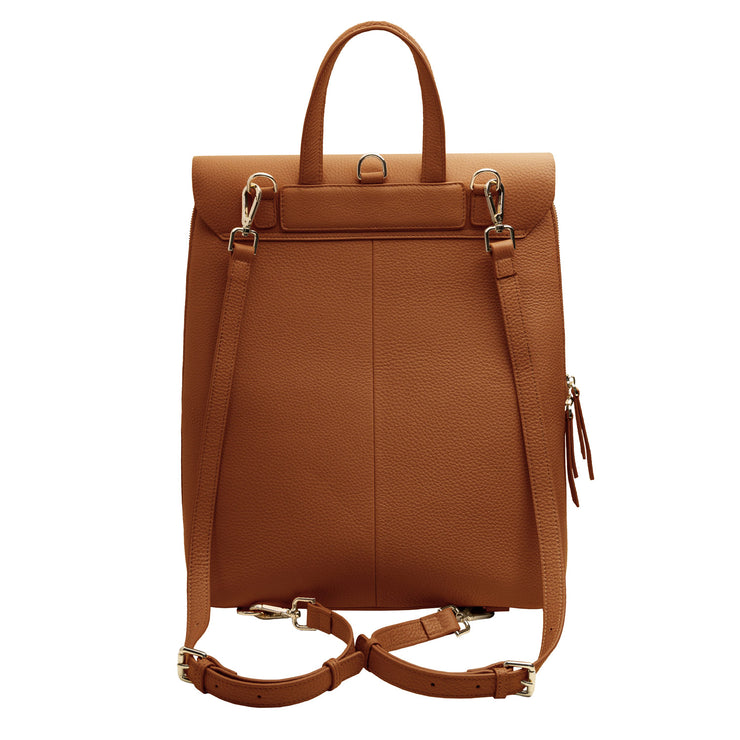 Frances Convertible Backpack Cognac
