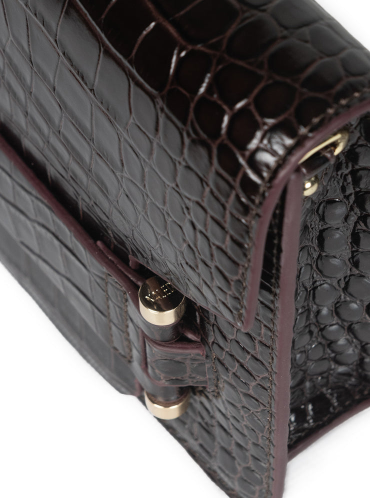 Jolie Grande Brown Croco
