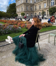 Magia tulle midi skirt