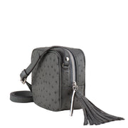 Beata crossbody ostrich bag
