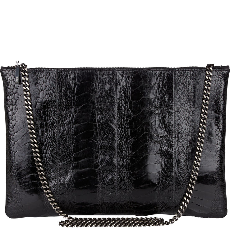 Arwen Ostrich Leather Crossbody Bag